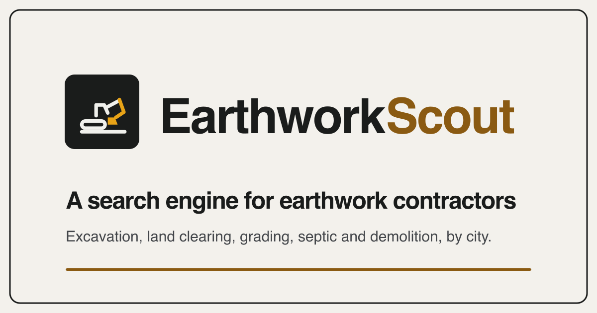 Earthwork Contracting Spencer Land Services: Excavation Contractor in Jackson, TN